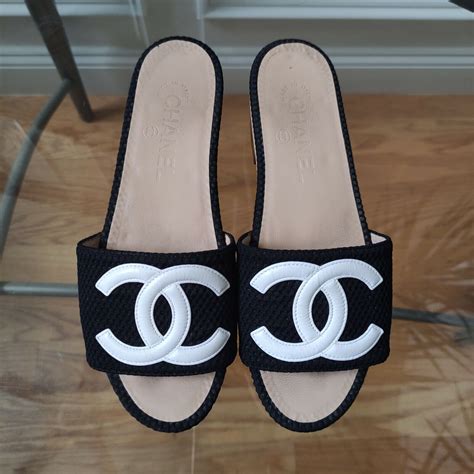 chanel slides 2018|chanel slides price.